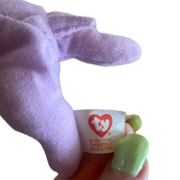 Teenie Beanie Babies Happy the Hippo - Picture 4 of 4